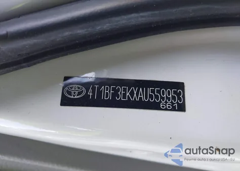 2010 Toyota Camry Le from USA, damaged, VIN 4T1BF3EKXAU559953